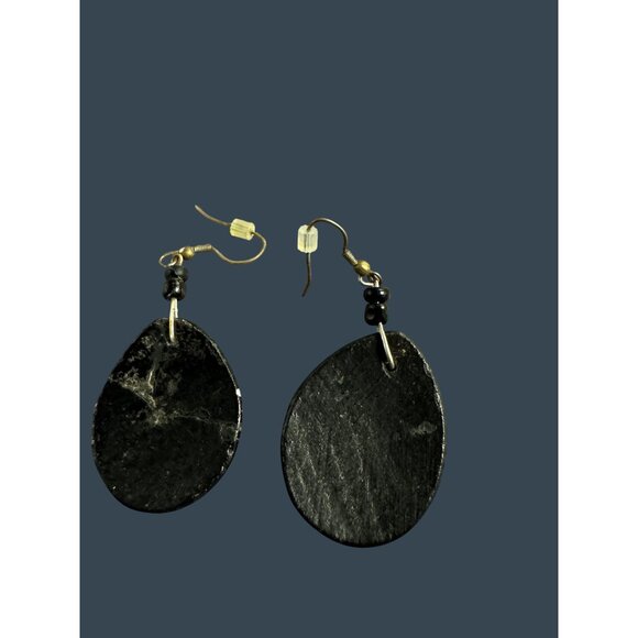 Handcrafted Drop Earrings With Elephant & Ostrich Designs Shell Material - Picture 7 of 8